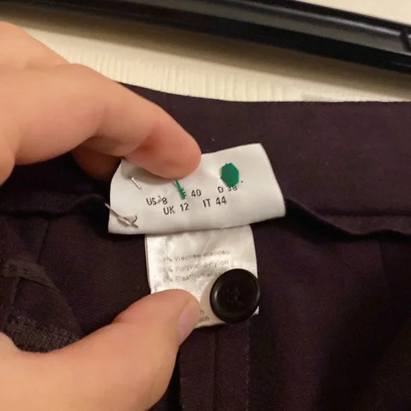 Akris Punto Maroon stretch dress pants, size 8 - Picture 8 of 8